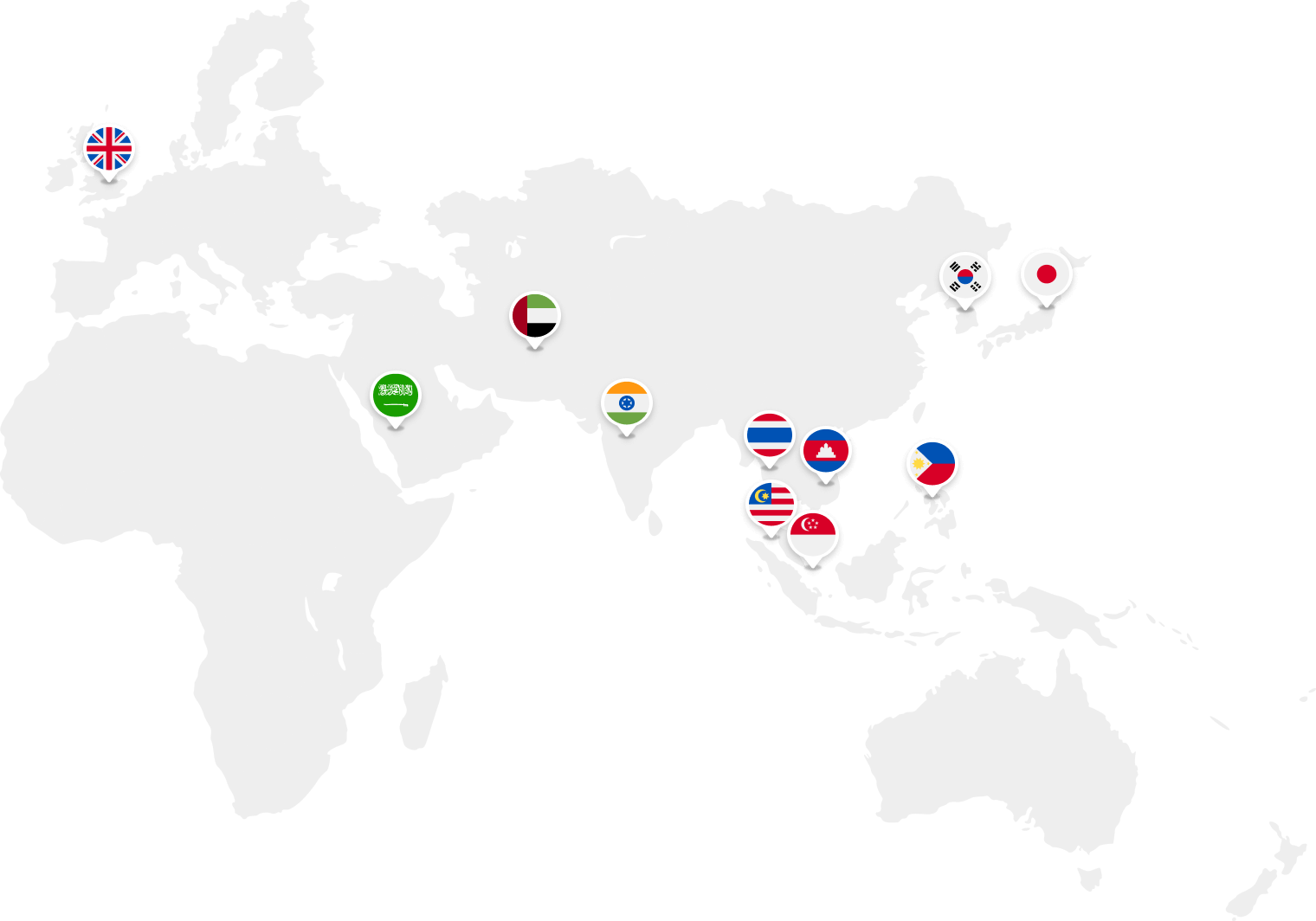GSG Global Presence Map